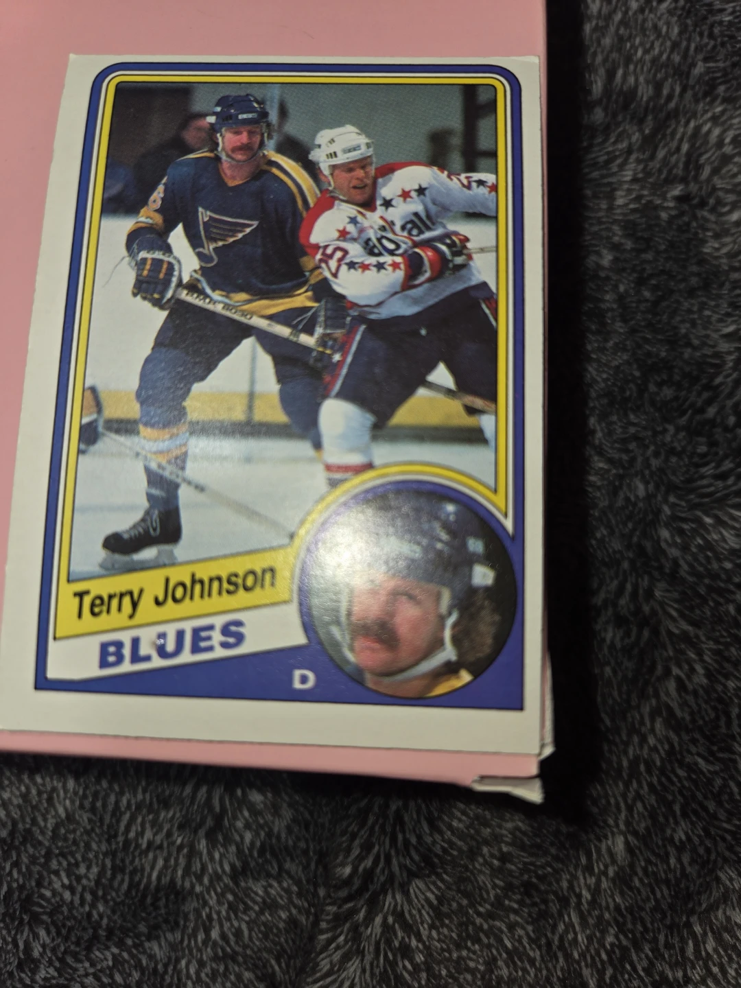 1984 O-Pee-Chee Terry Johnson Hockey Card