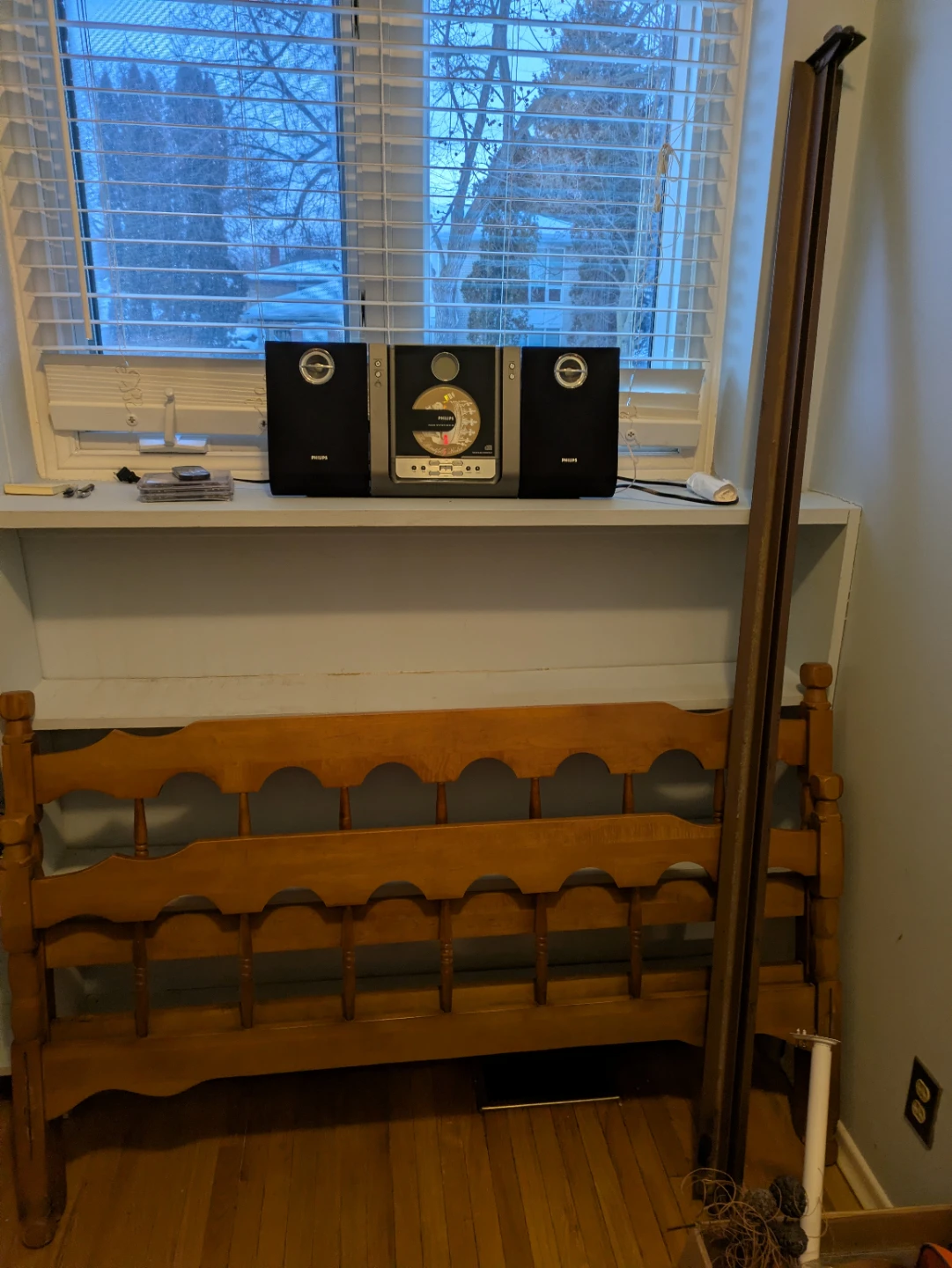 Double bed frame Wooden Headboard/Footboard