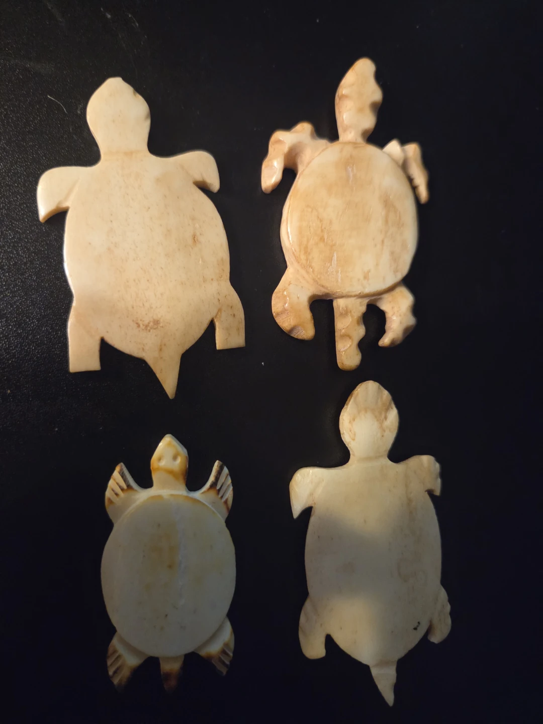 Carved Turtle Charms