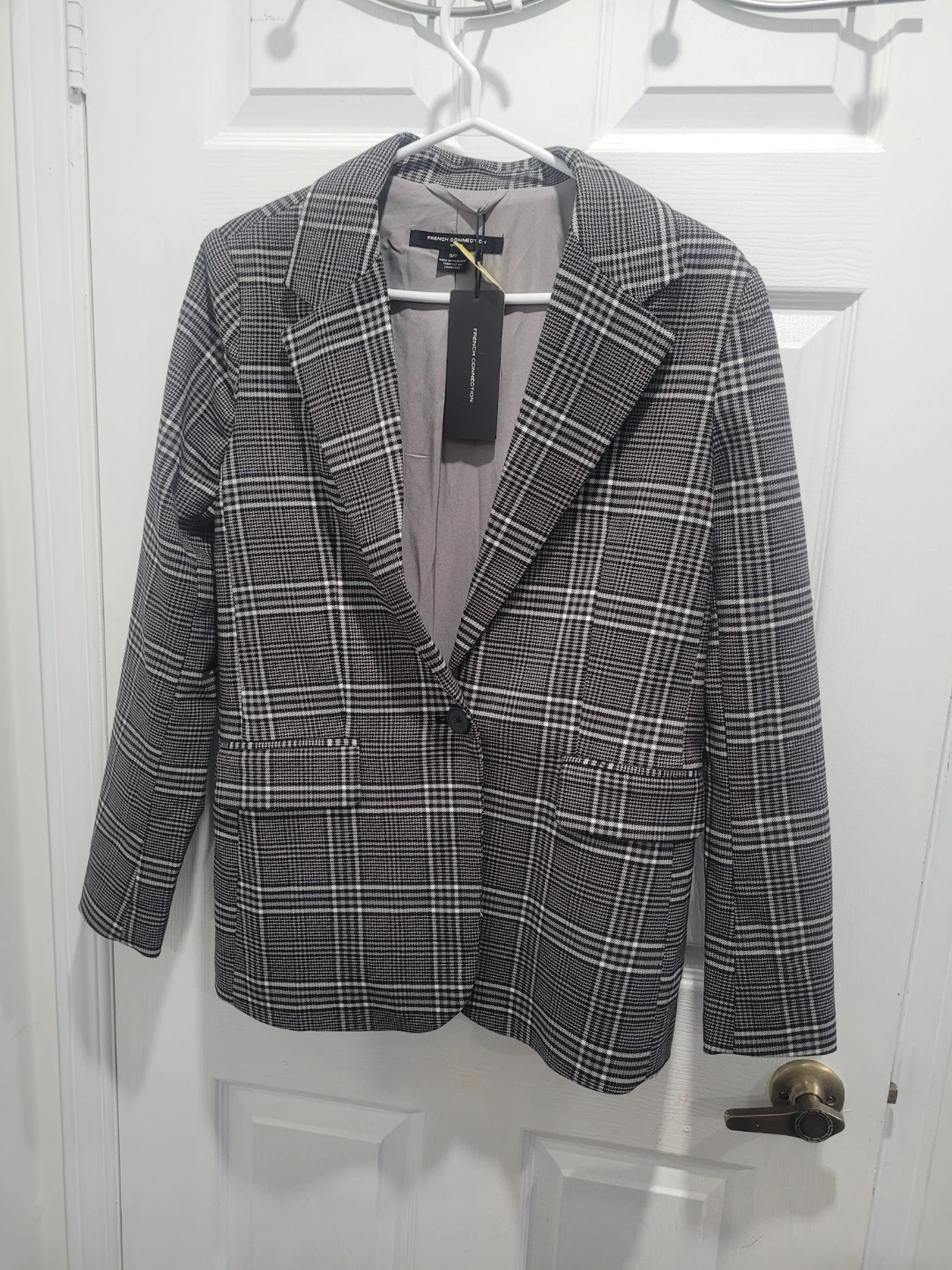 French Connection Plaid Blazer