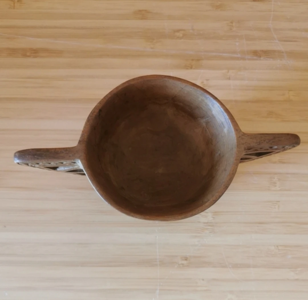 Vintage Scandinavian Carved Cup - photo 3