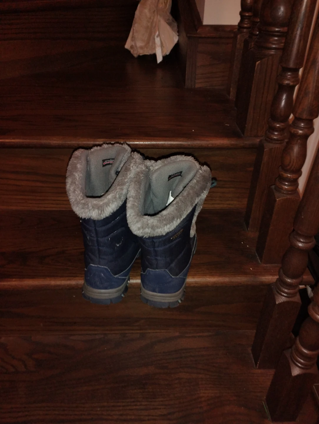 Blue Winter Boots with Faux Fur - photo 5