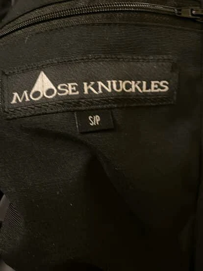 Moose Knuckles Down Filled Bomber Jacket - Black - Size S/P - photo 3