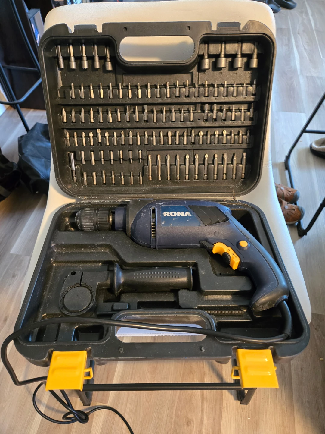 RONA Corded Drill with Bit Set - photo 2