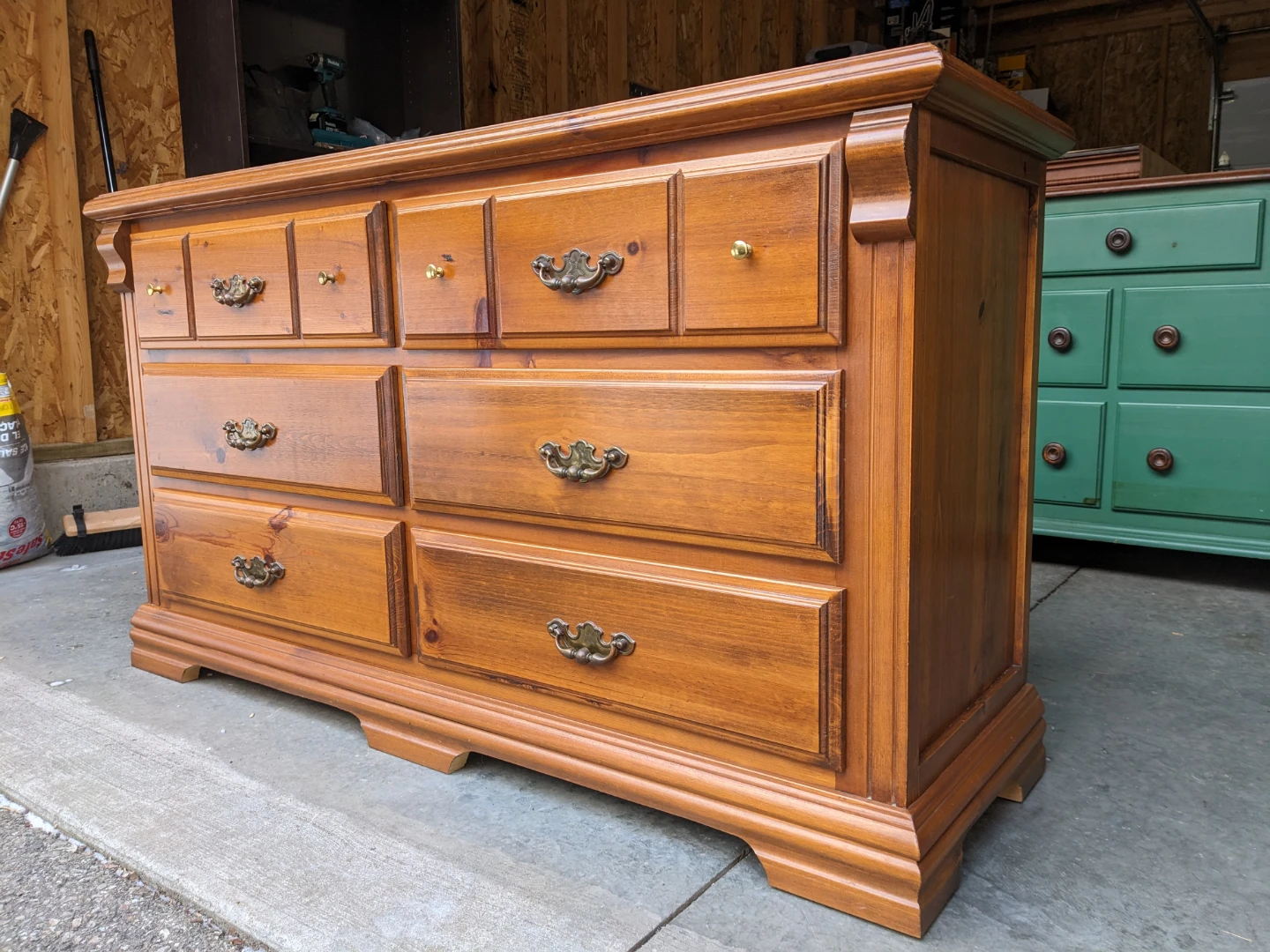 PPU-6 Drawer Lowboy Dresser in Pine - photo 2