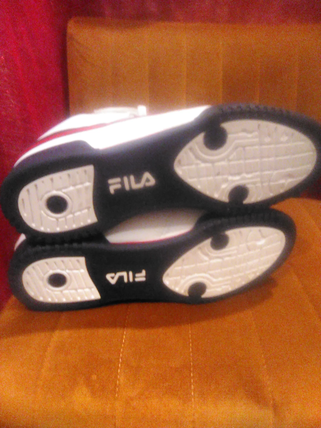 White Fila Mid-Top Sneakers - photo 3