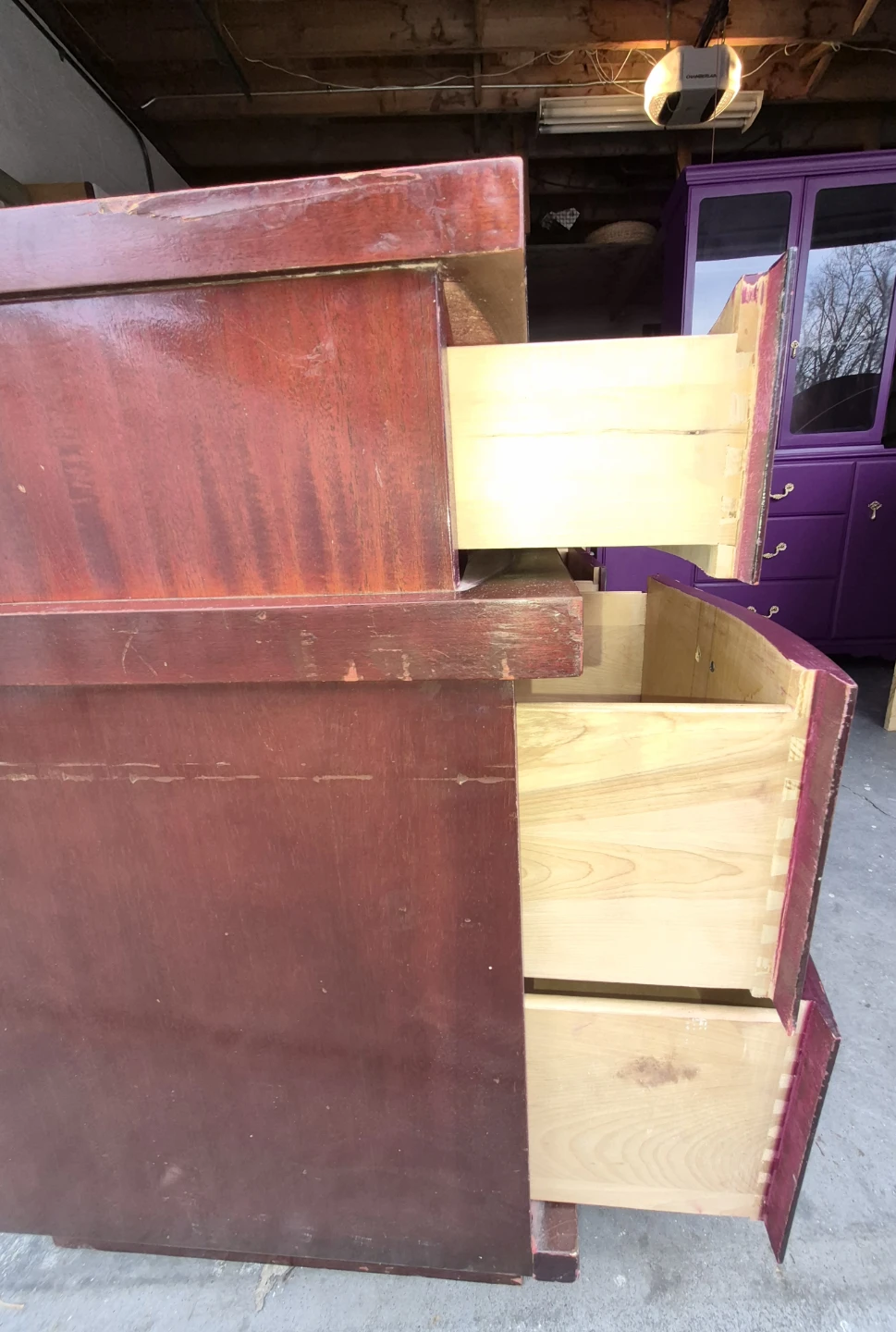 Vintage Wood Dresser - photo 2