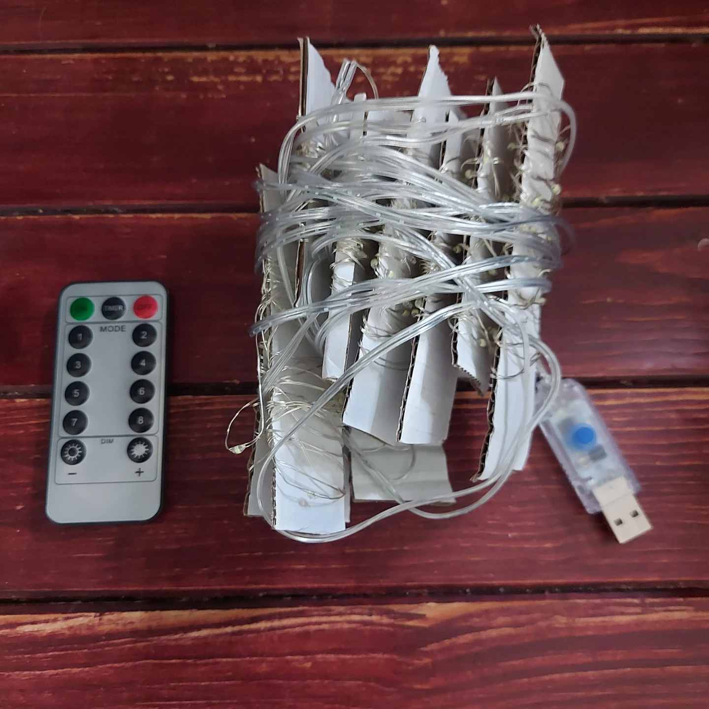 USB String Lights with Remote Control - 10 strings and 100 LEDs - photo 2