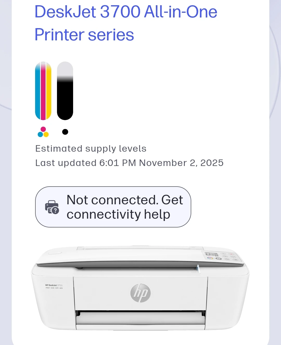 HP DeskJet 3752 All-in-One Printer with Ink - photo 5
