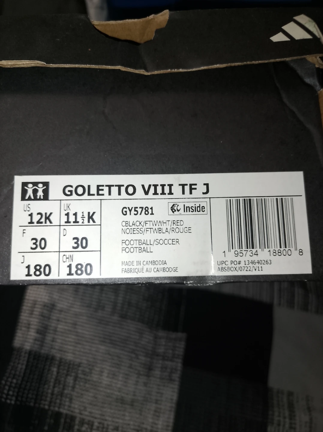 Adidas Football/Soccer Cleats Black White GY5781 - photo 3