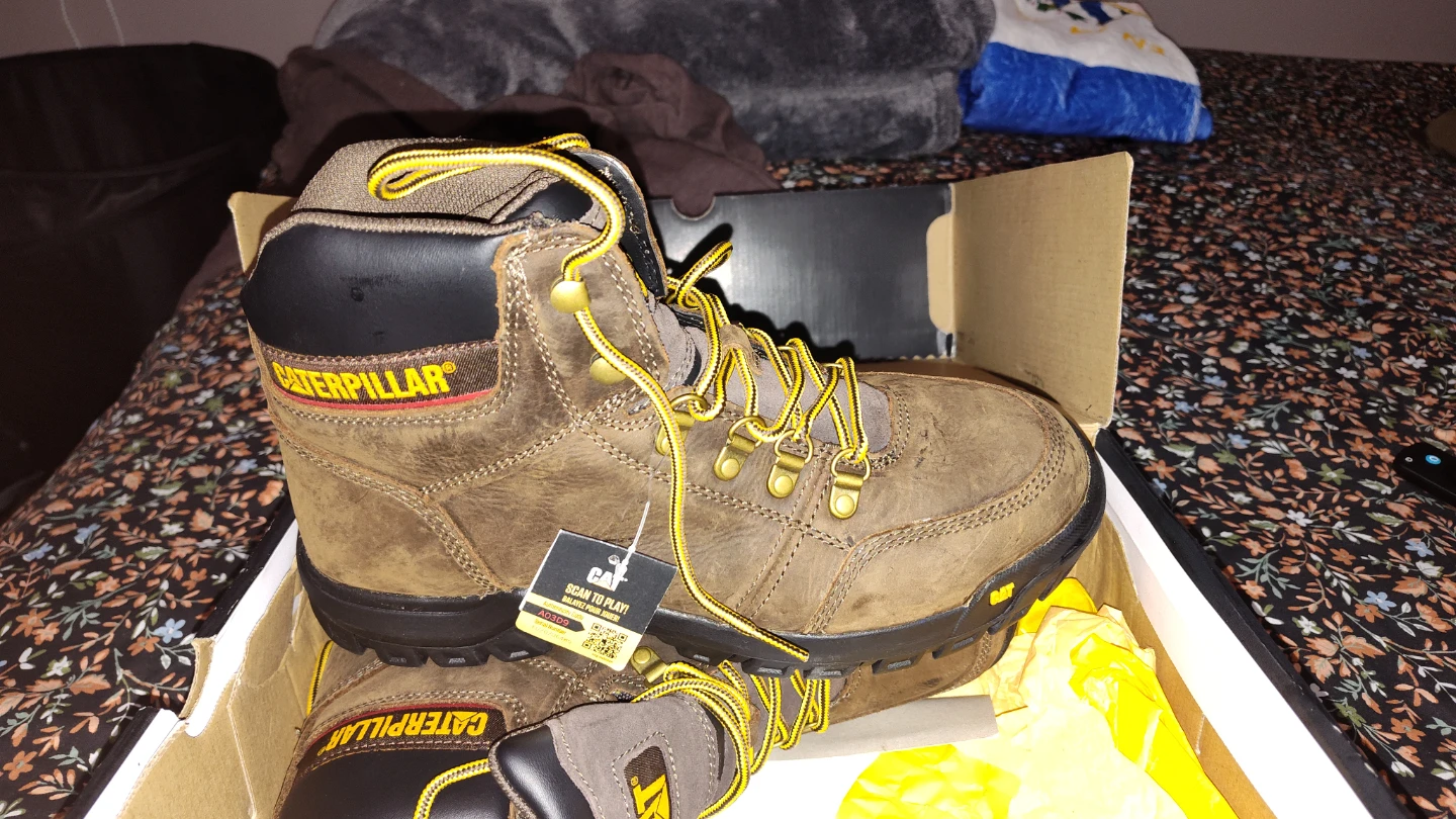 Caterpillar Men's Outline Soft Toe Work Boots Size 10