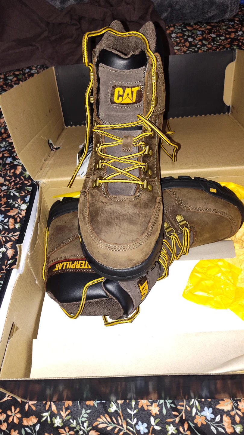 Caterpillar Men's Outline Soft Toe Work Boots Size 10 - photo 5