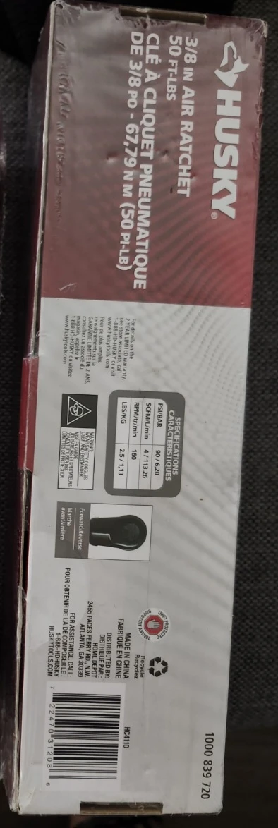 Husky 3/8 In. Air Ratchet