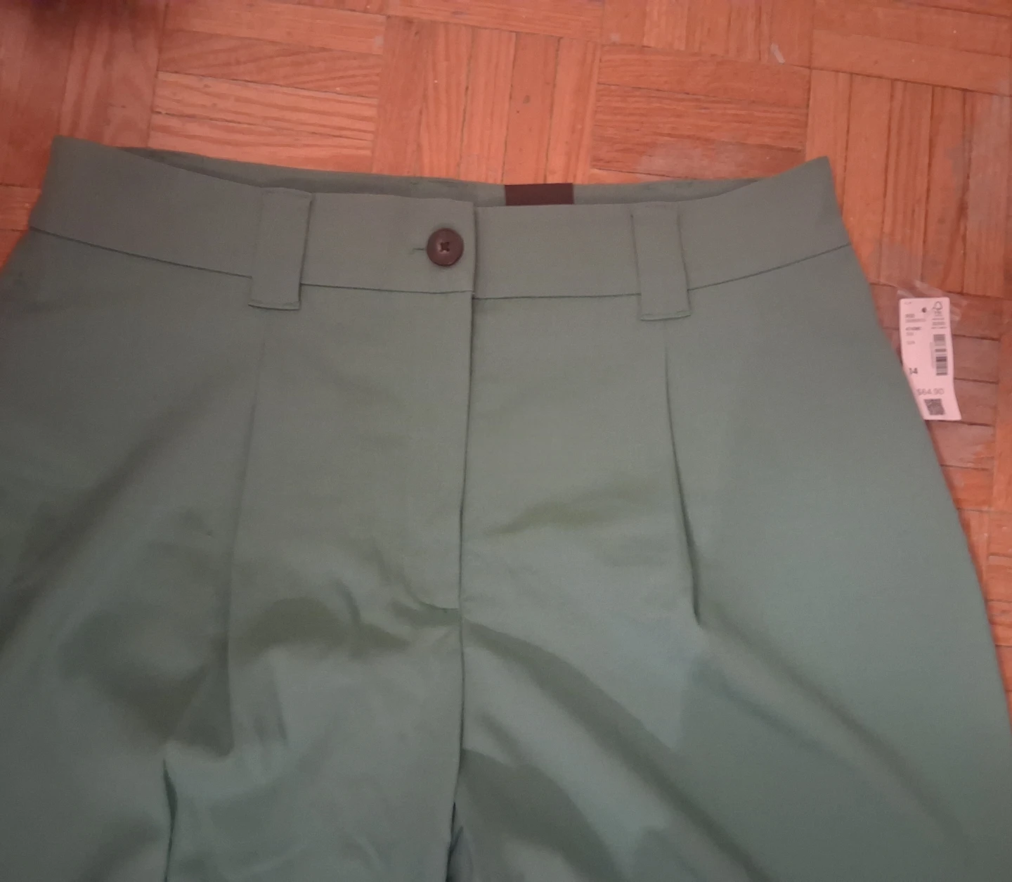 Reitmans Women's Green Wide-Leg Pants Size 14 - photo 2