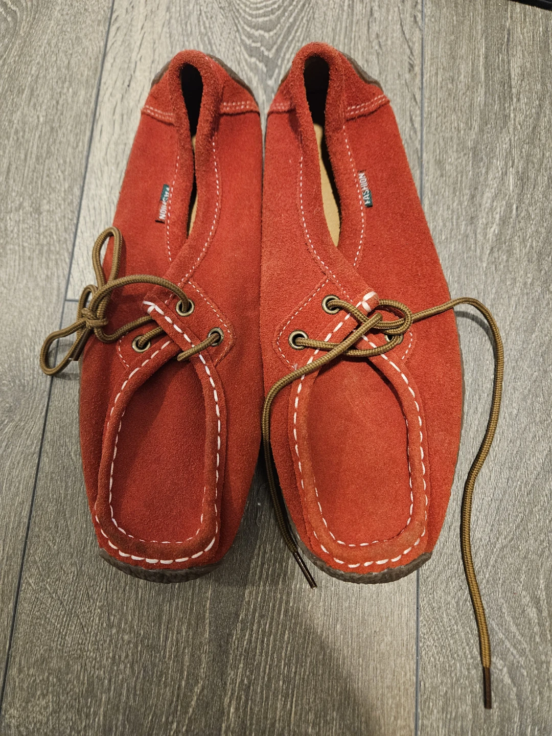 Red Suede Loafers - photo 2