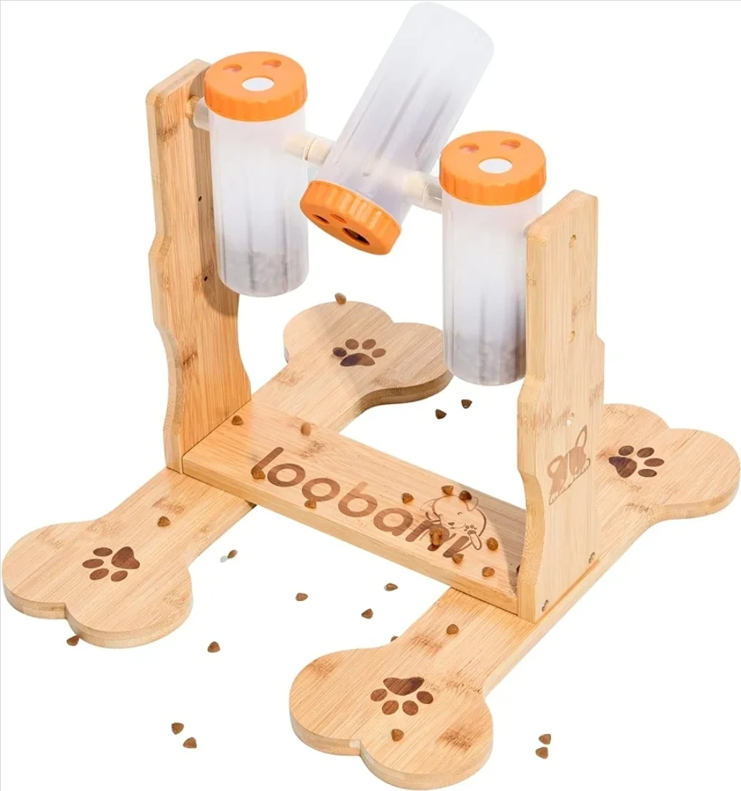 Dog Puzzle Toys Wooden Interactive Treat Dispenser - photo 2