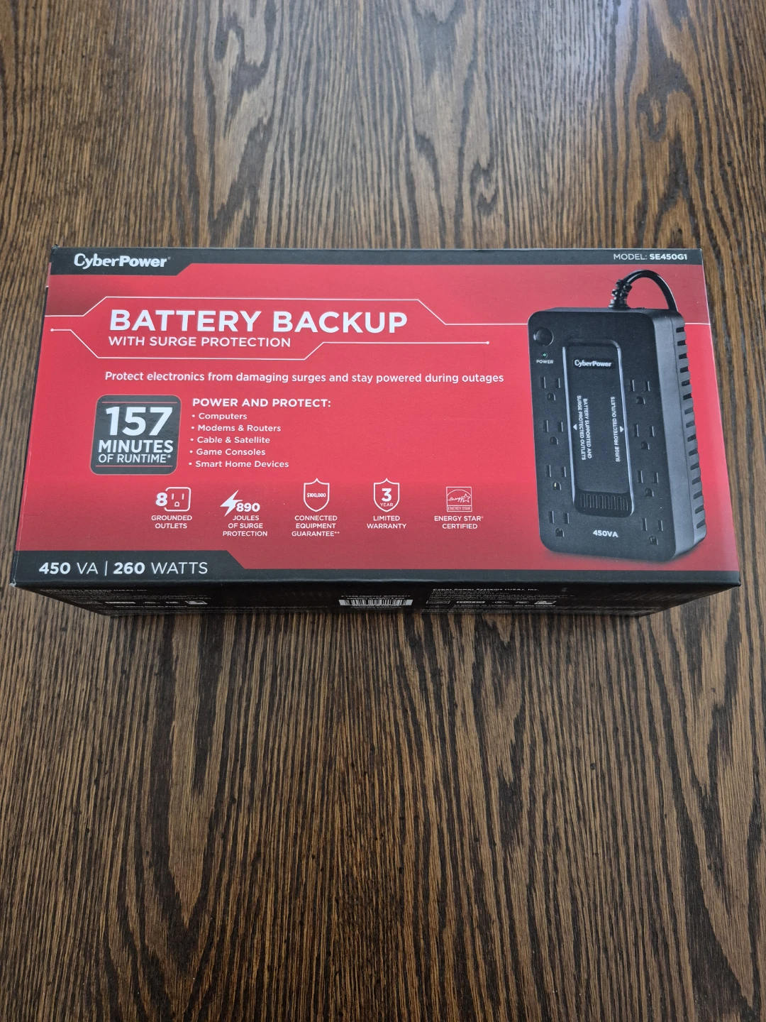 CyberPower Battery Backup with Surge Protection