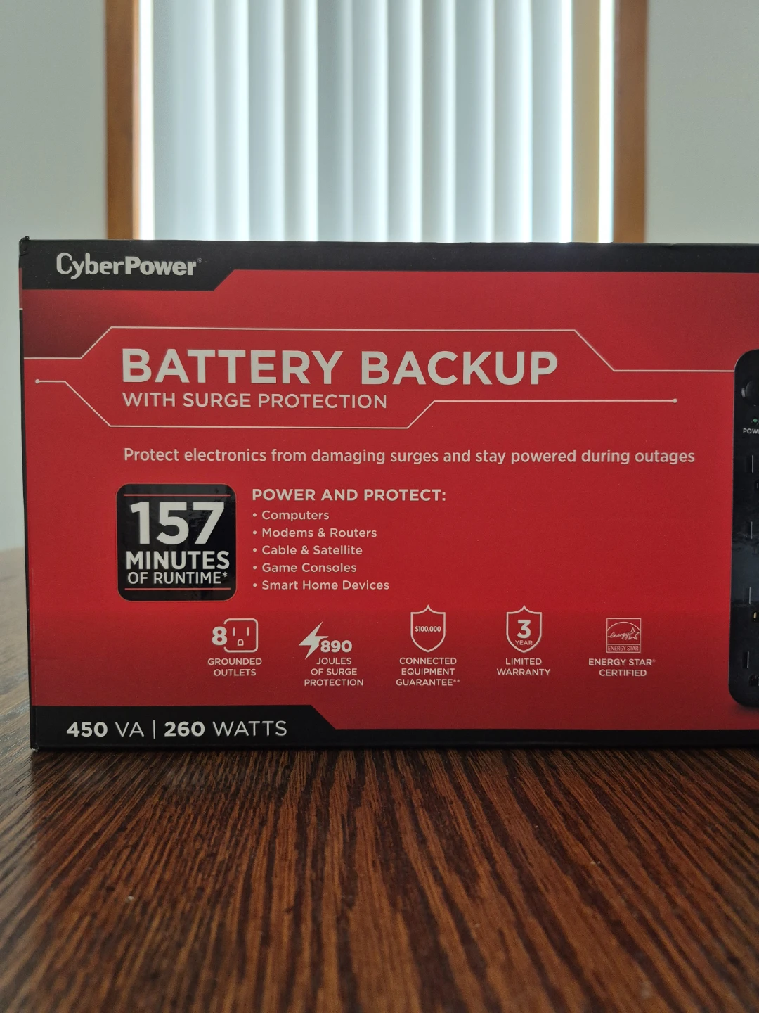 CyberPower Battery Backup with Surge Protection - photo 3