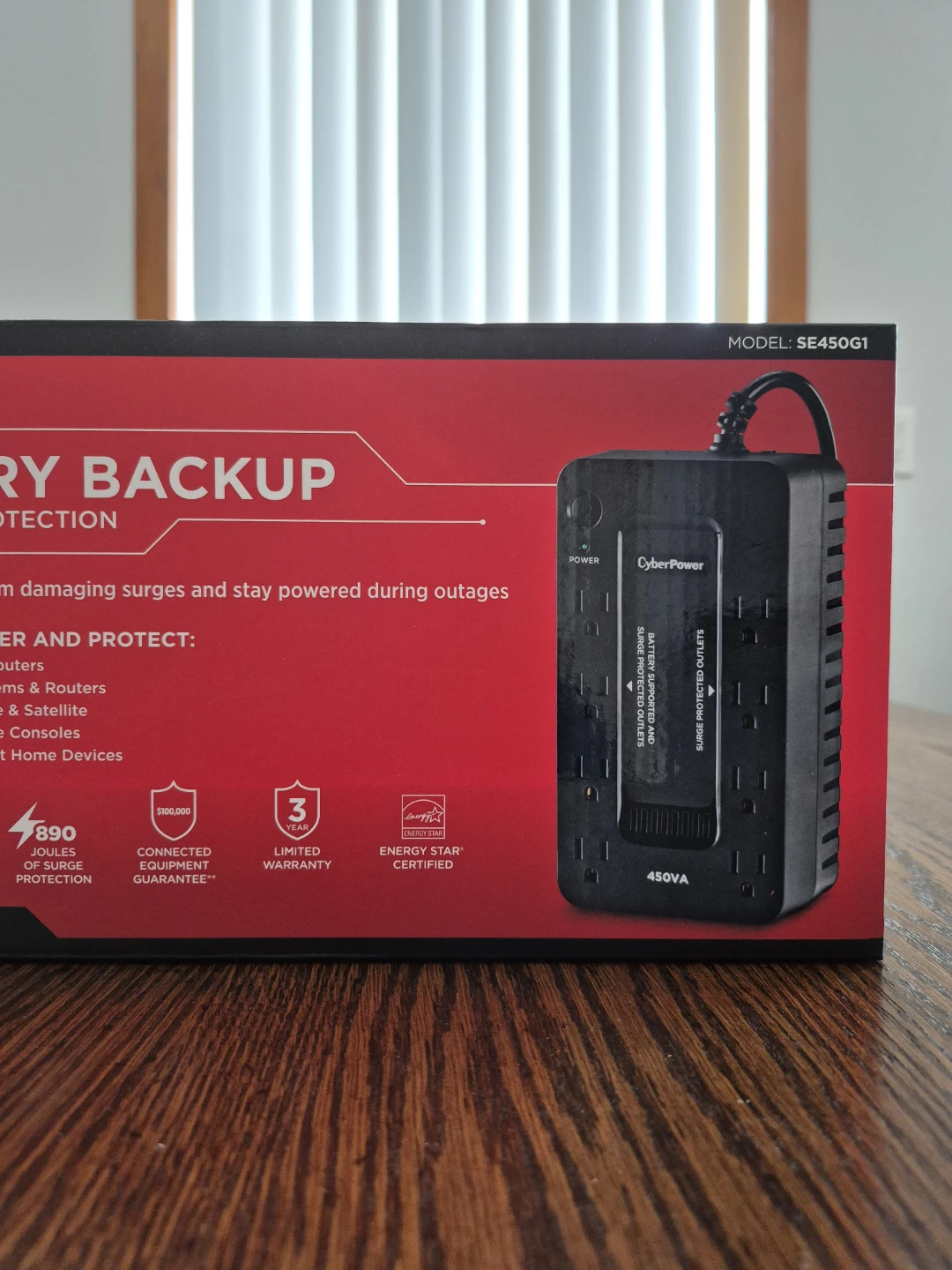 CyberPower Battery Backup with Surge Protection - photo 4