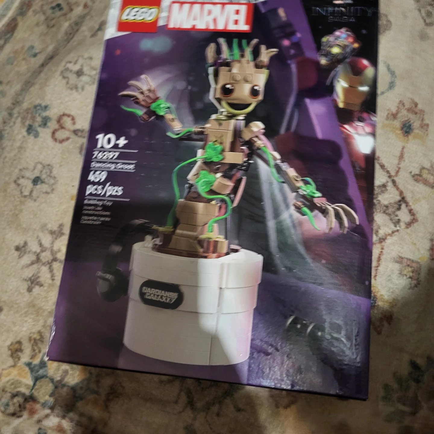 LEGO Marvel Dancing Groot Building Toy 76297