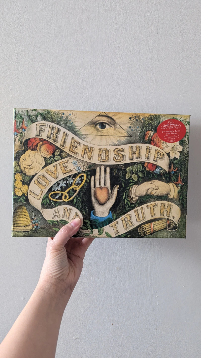 John Derian Friendship Love and Truth 1000 PC Puzzle