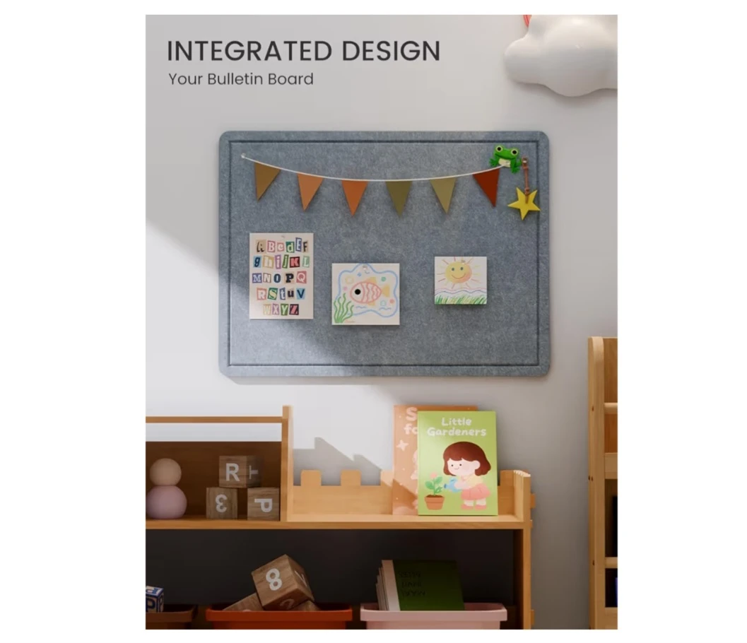 Fluxynara Bulletin Board, 23.6" x 17.5" Cork Board Alternative - photo 2