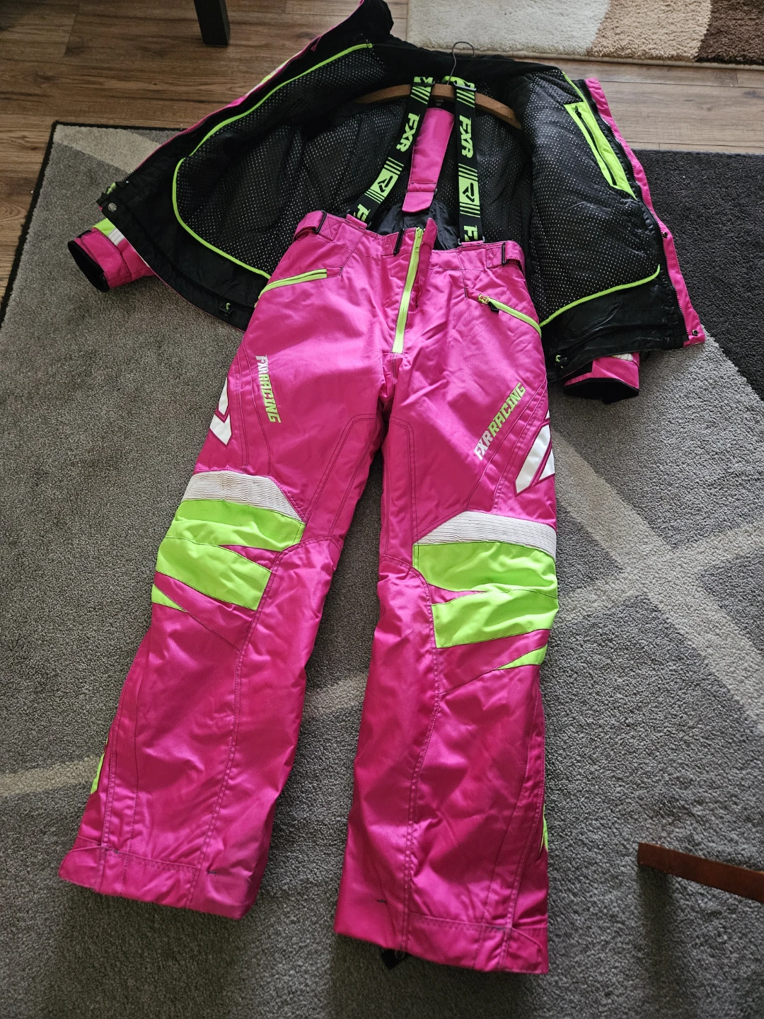 FXR Women's Snowmobile Suit - Pink/Lime Green - photo 2