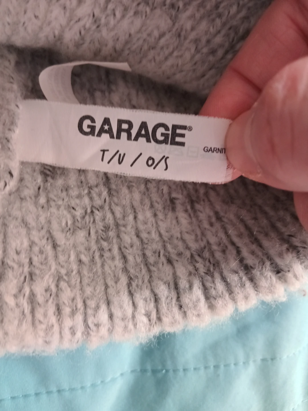 Garage Grey Pom Pom Beanie - photo 2