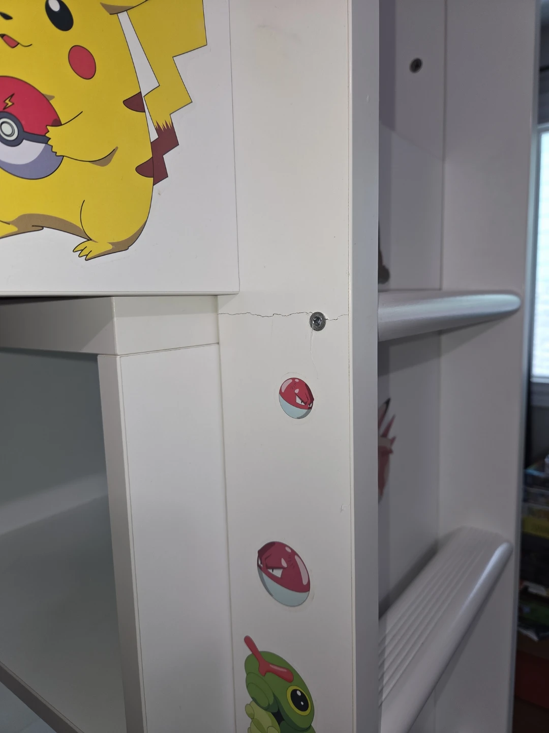 Ikea Loft Bed with Desk and Shelving - photo 2