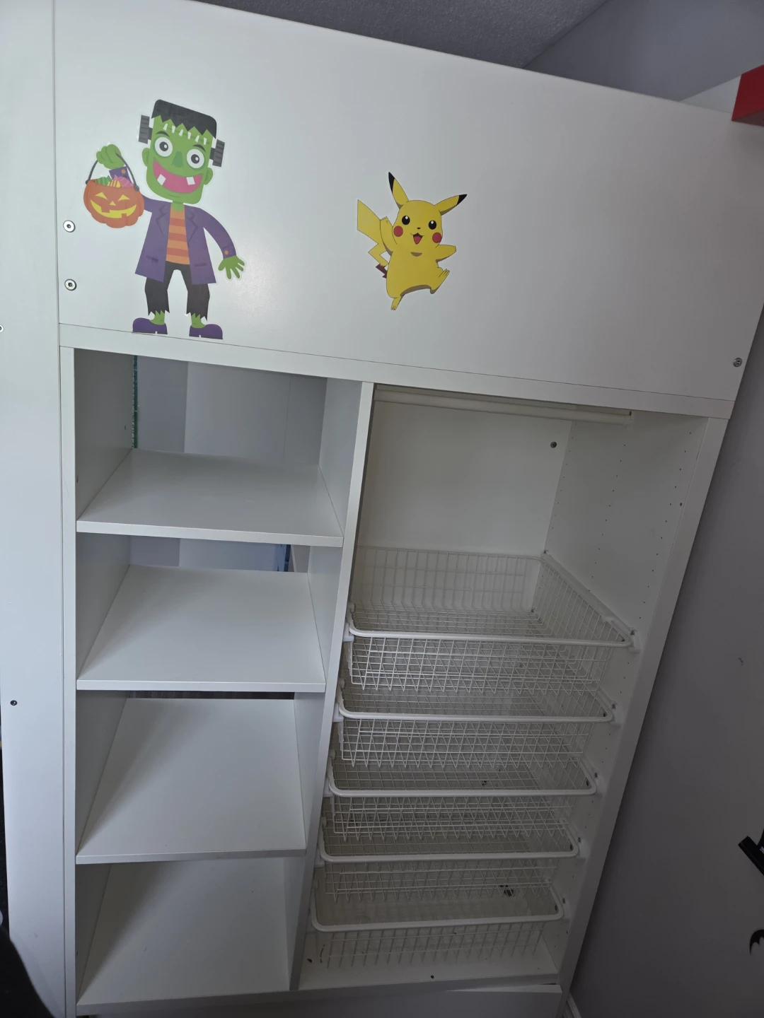 Ikea Loft Bed with Desk and Shelving - photo 5