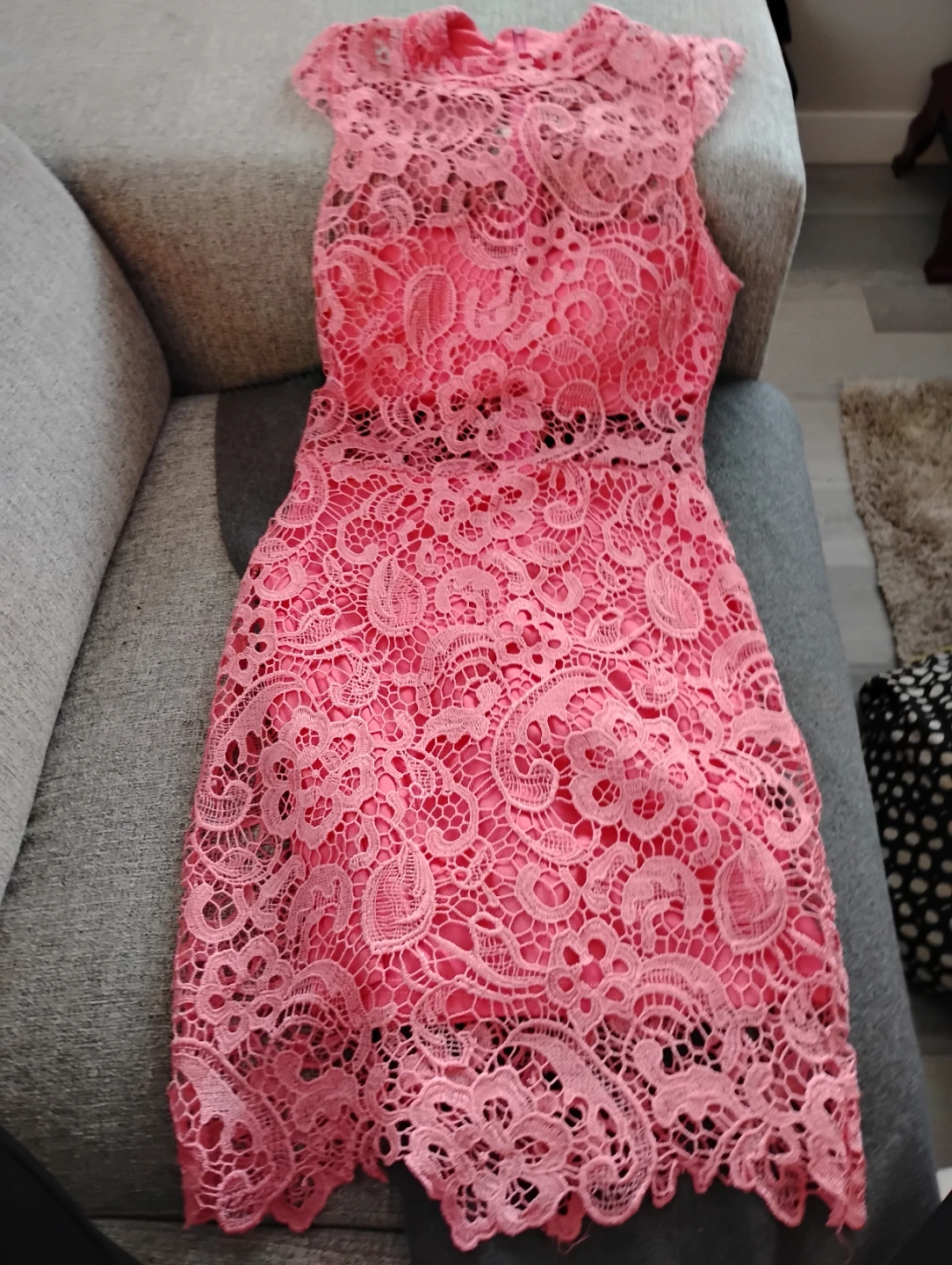 🥕🥕🥕Gorgeous Pink Coral Croche Dress - photo 2