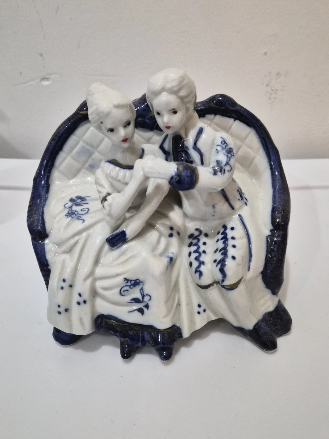 Vintage Porcelain Figurine Set - Blue and White - photo 3