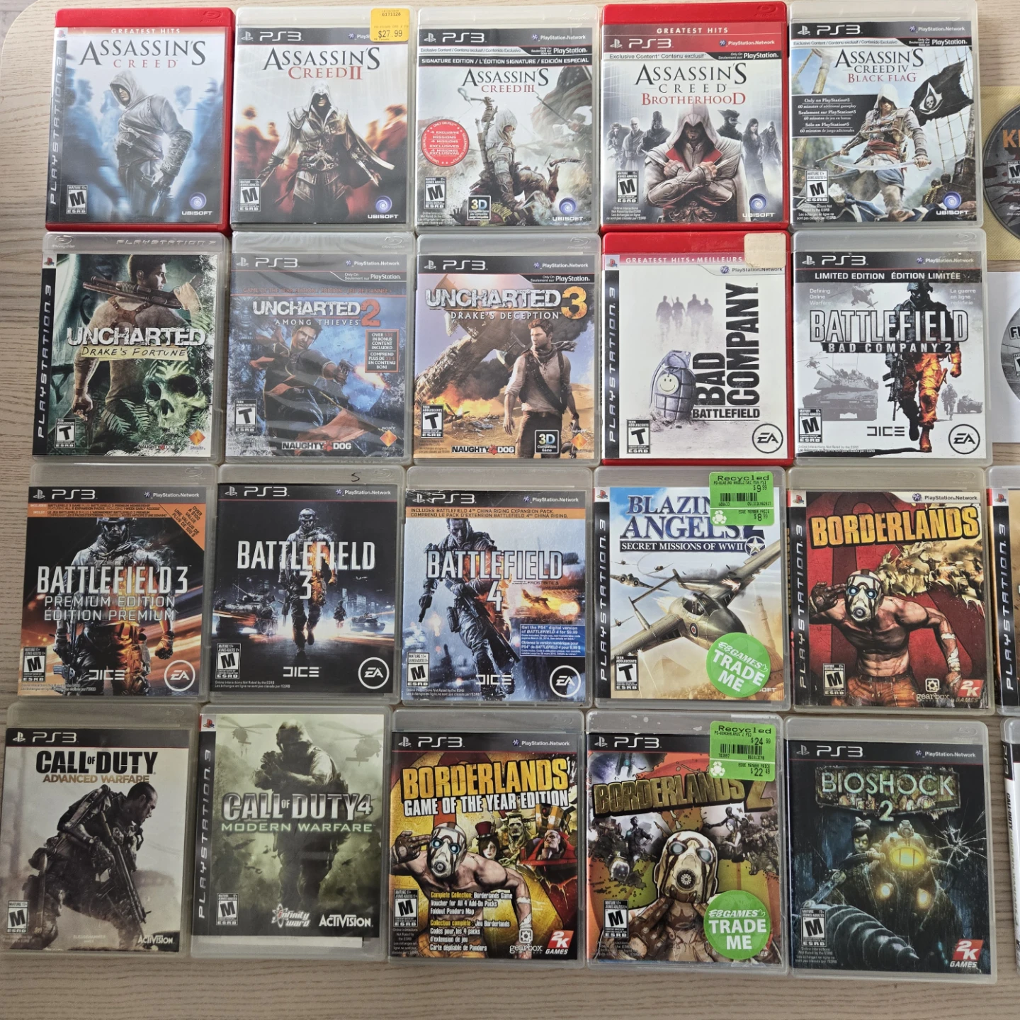 Ps3 games. $5 each. Shipping available. Playstation 3