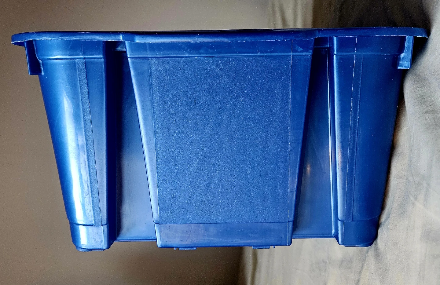 Blue Plastic Storage Box 🥕 - photo 2