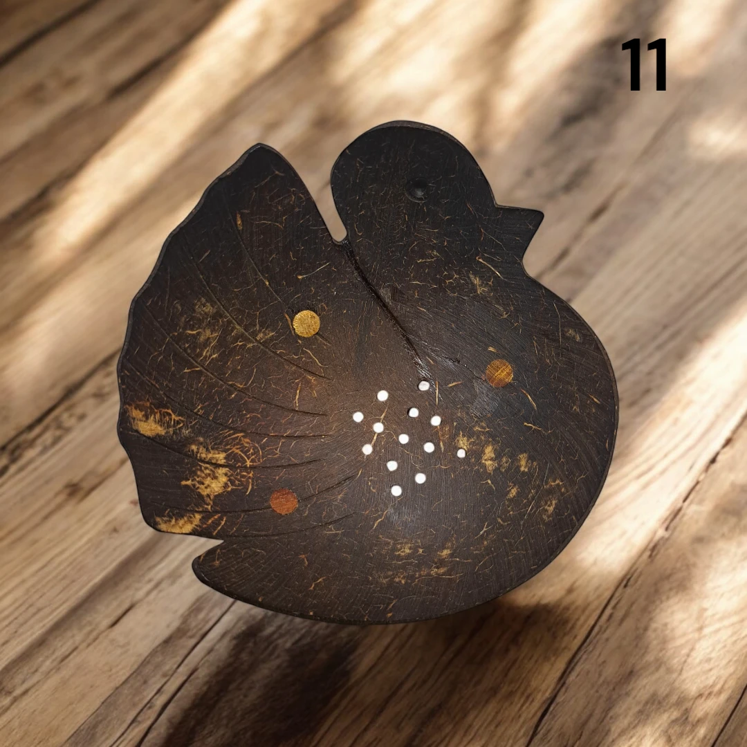 Handmade Coconut Shell  Soap Dish 11🏆