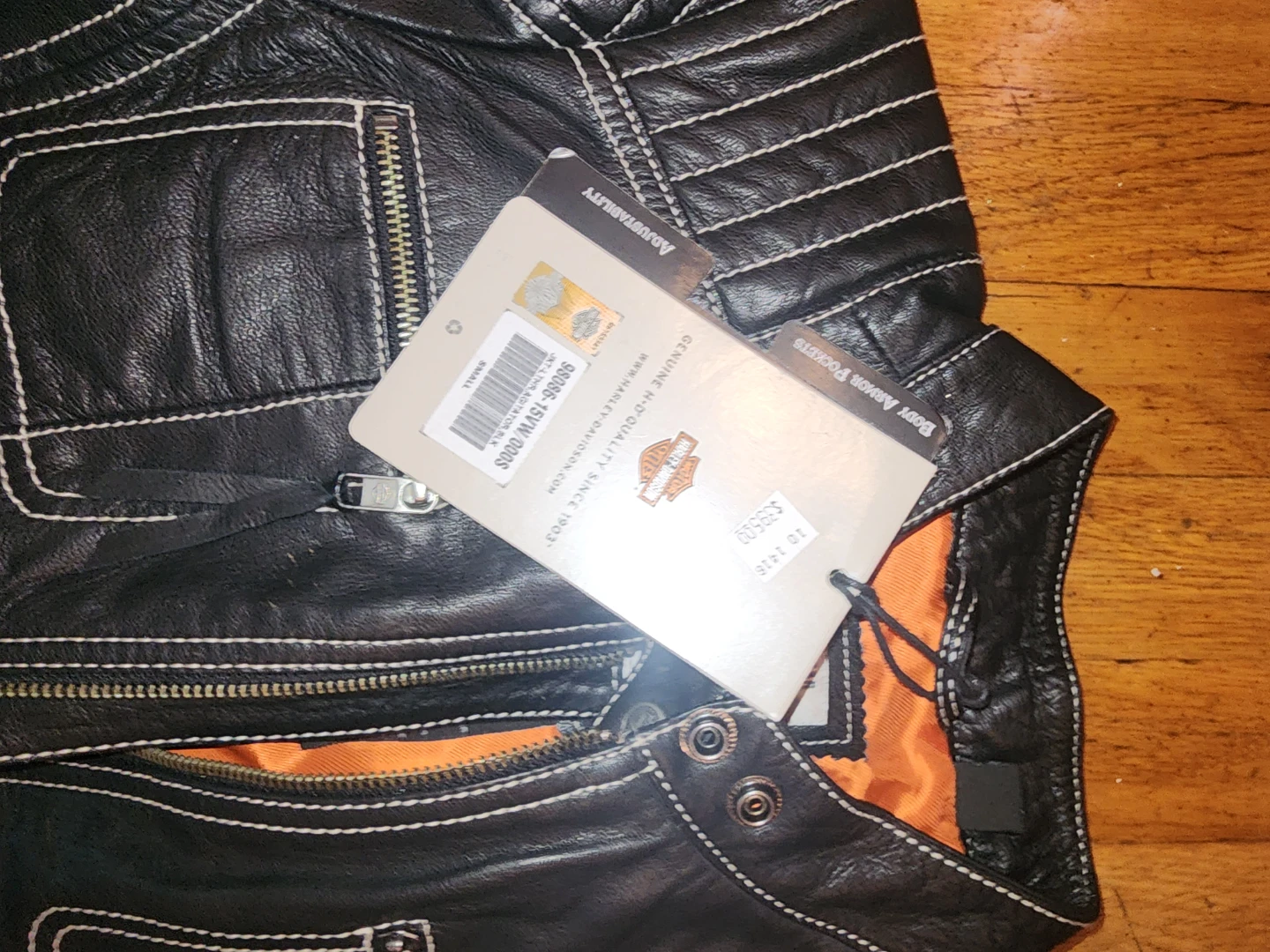 Harley-Davidson Women's Black Leather Motorcycle Jacket - photo 3