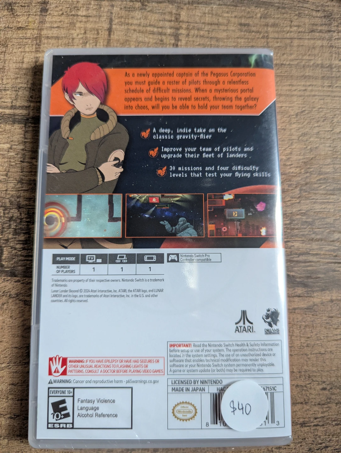 Nintendo switch Lunar Lander Beyond - photo 2