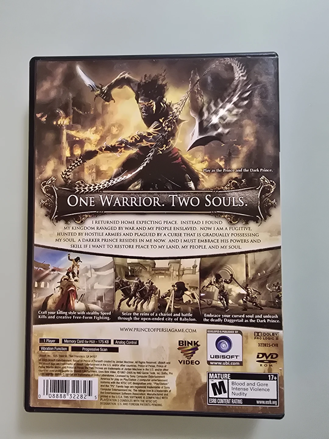 Prince of Persia: The Two Thrones PlayStation 2 Game - photo 2