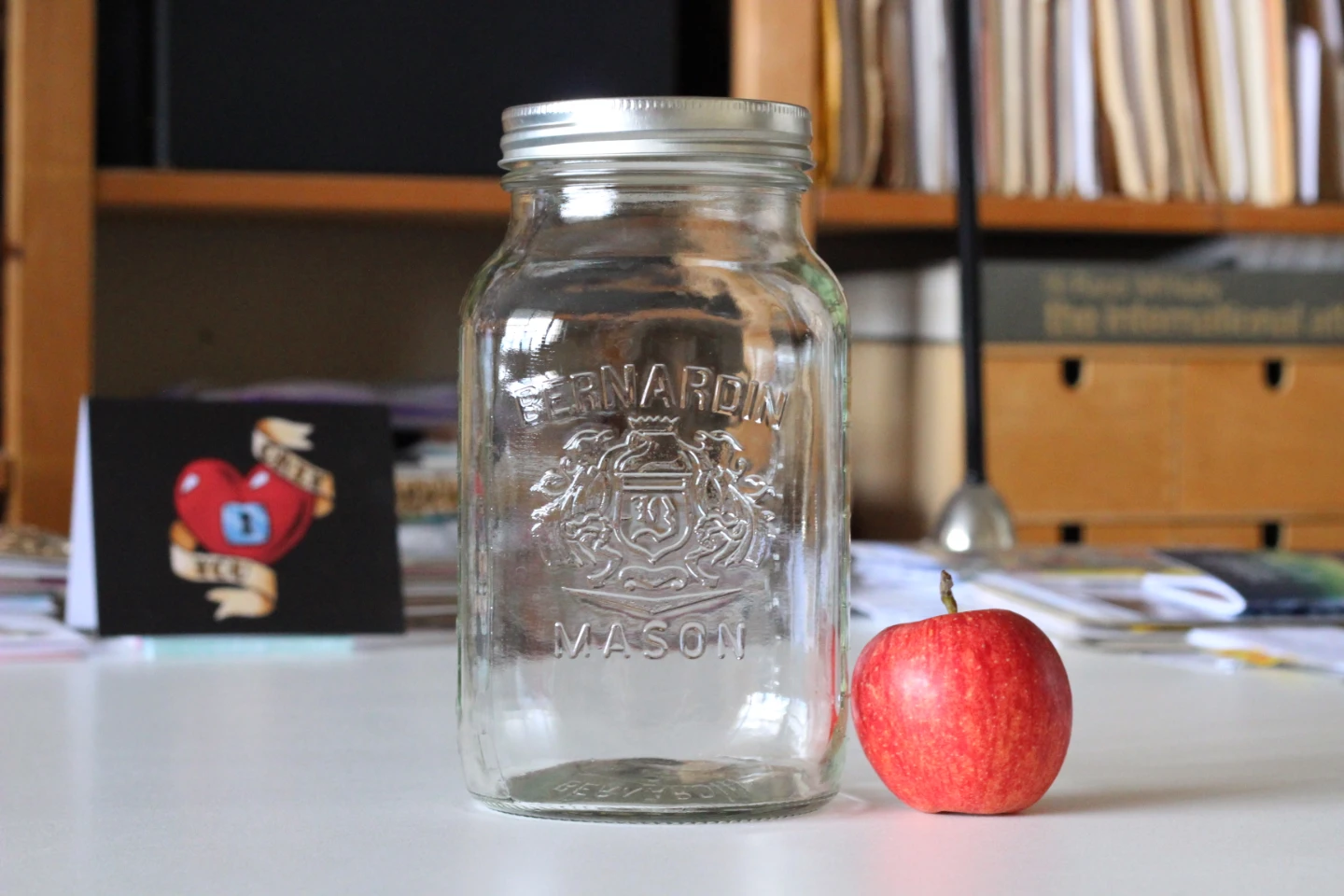 Mason Jar: 1.5 L Wide-Mouth Jumbo Bernardin