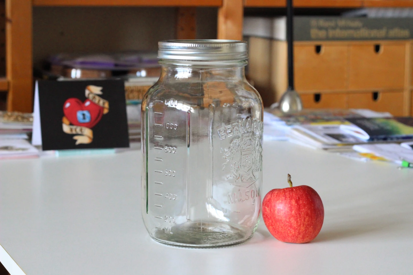 Mason Jar: 1.5 L Wide-Mouth Jumbo Bernardin - photo 3