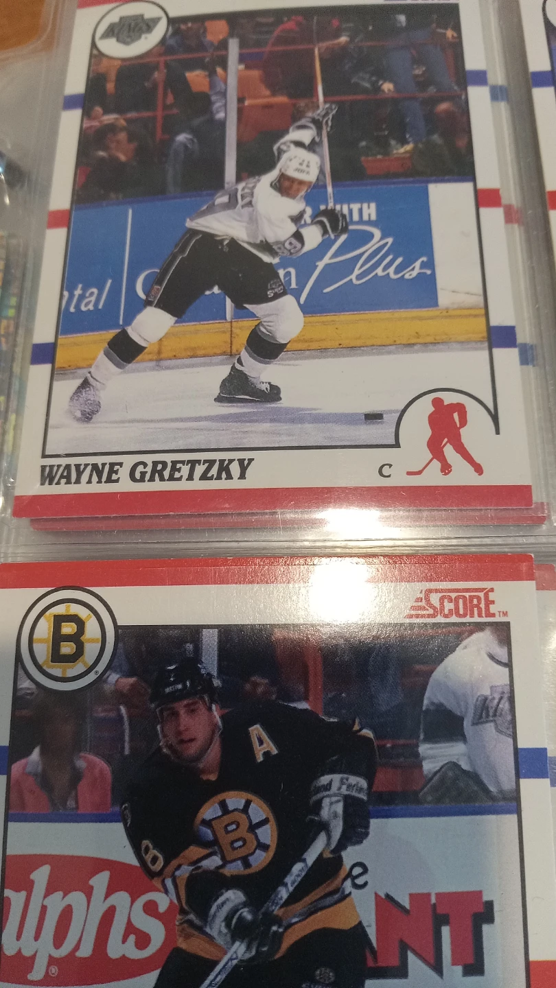 89-90 Score hockey cards partial set - photo 5