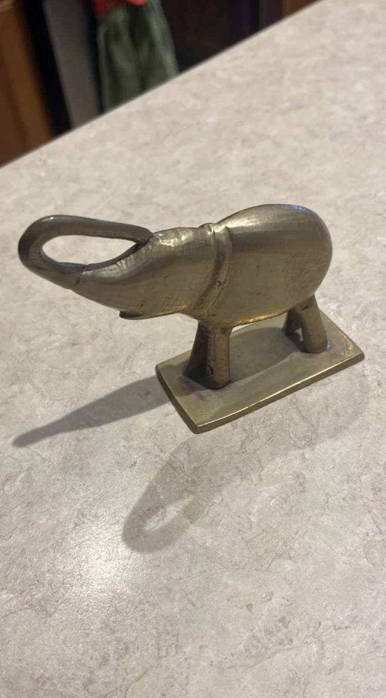 Vintage Brass Elephant 🏆 - photo 2