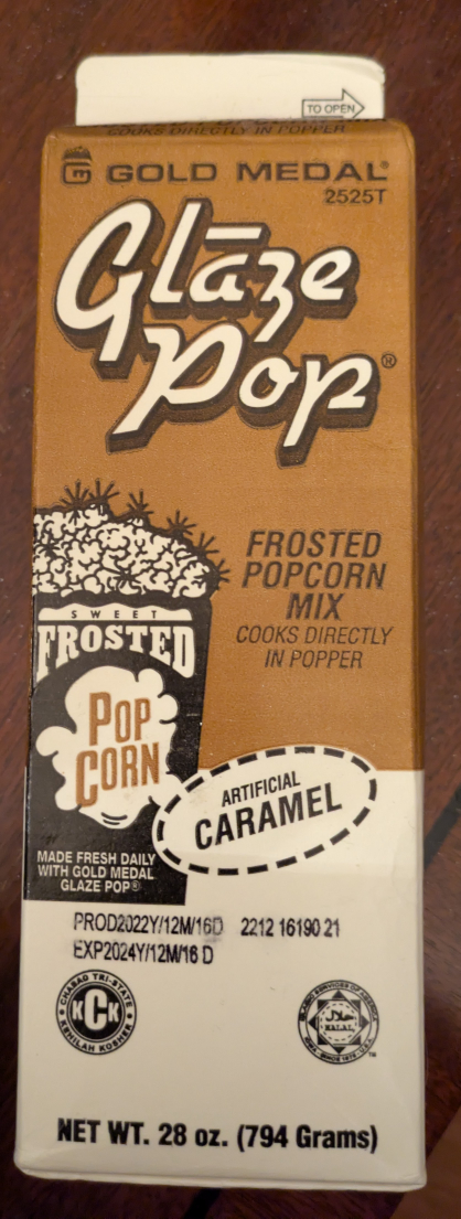🏆 BRAND NEW Glaze pop Caramel popcorn sugar  x 2