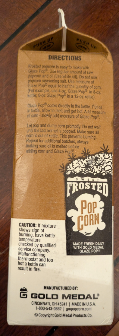 🏆 BRAND NEW Glaze pop Caramel popcorn sugar  x 2 - photo 3