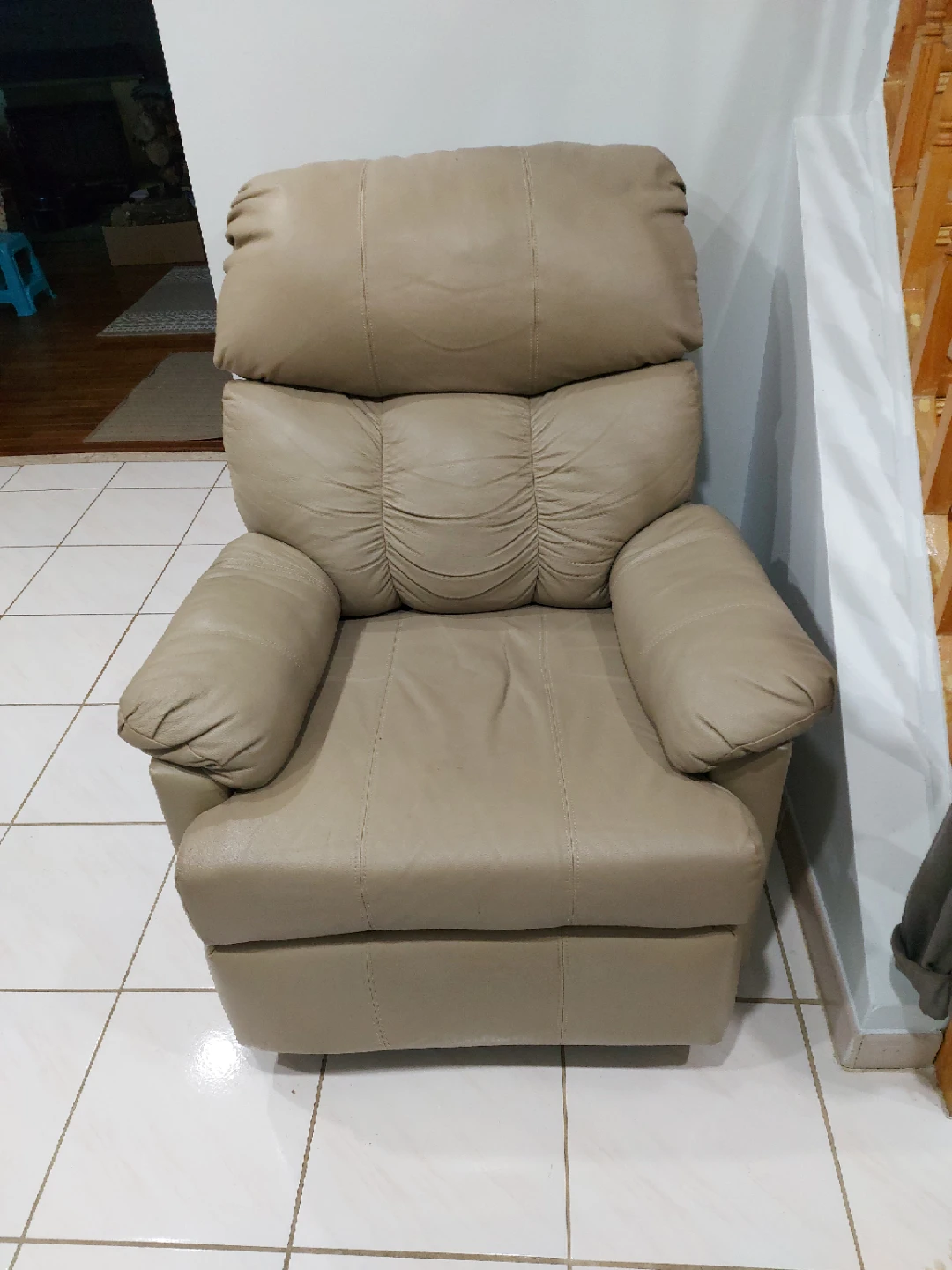 Light Brown Recliner Chair