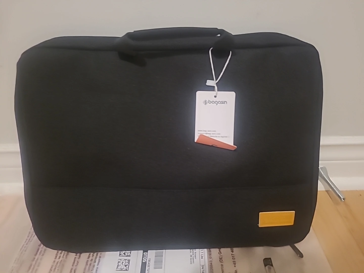 Bagasin Black Laptop Bag