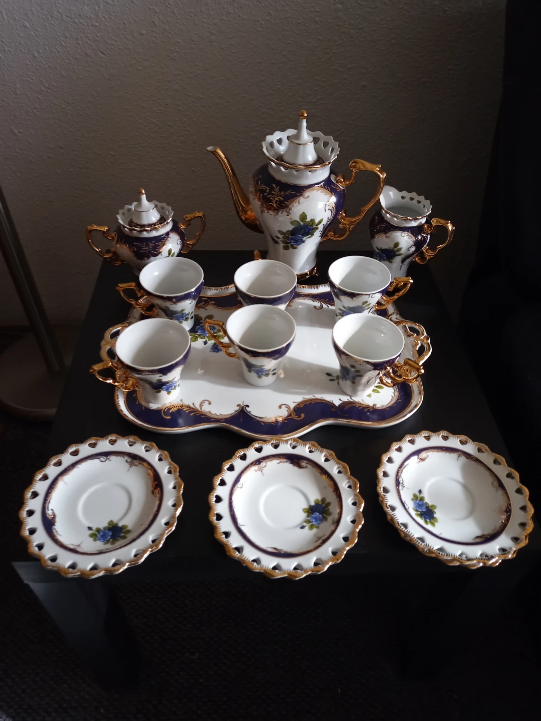 Adeline Porcelain Fine Tea Set 16 Pc - photo 2