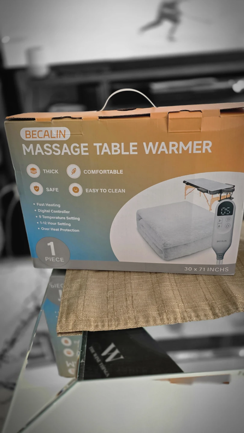 BECALIN Massage Table Warmer - Plush Fleece Pad