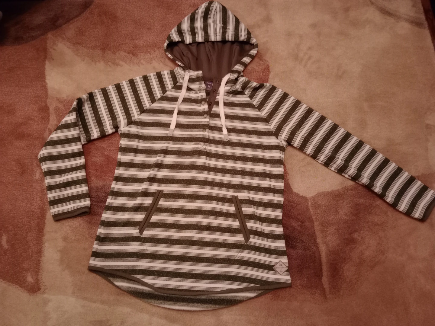 Eddie Bauer Women's Striped Hoodie - Size L