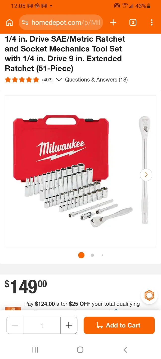Milwaukee 28pc 1/4 in. Drive Socket Set Metric - photo 3